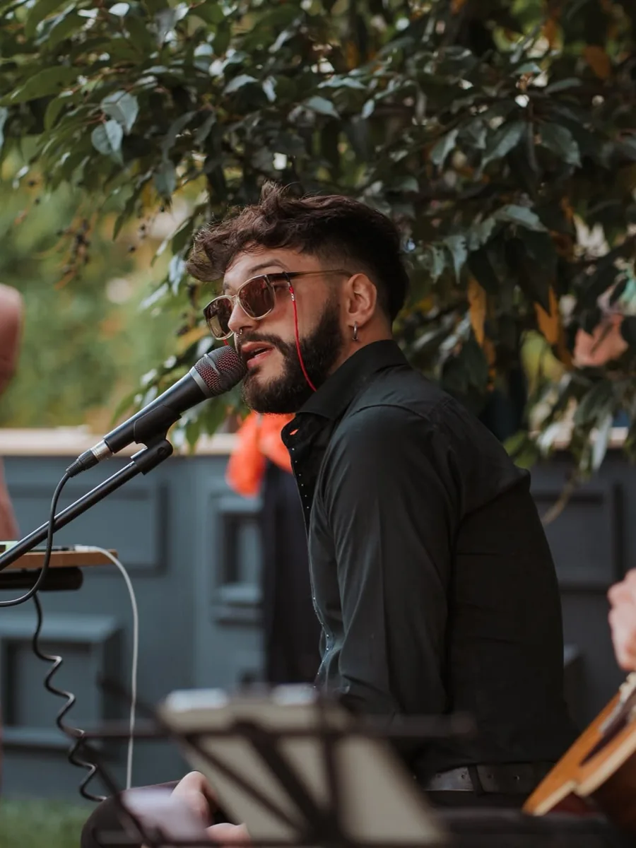 Luca Audrito, il cantante del trio